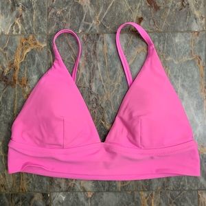 Aerie pink bikini top